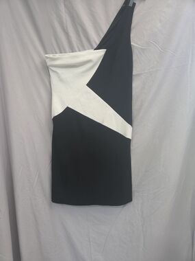 Suzi Chin for Maggy Boutique Black and White Dress